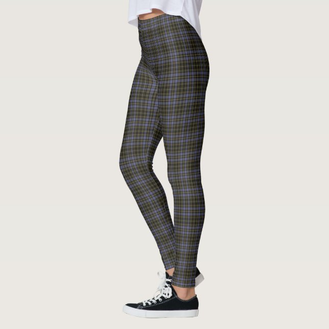 Maulbeerolivgrüner schwarzer kleiner leggings (Links)