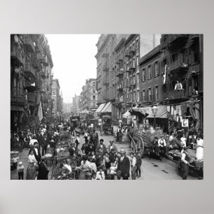 Maulbeerstraße, NYC, 1900 Poster