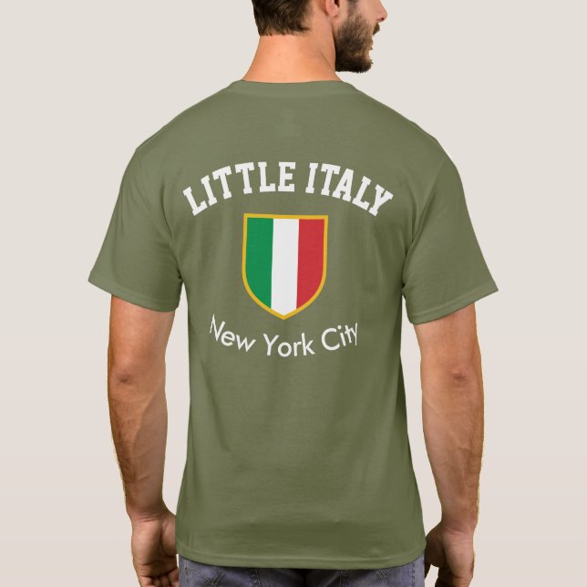 Maulbeerstraße NYC wenig Italien-Shirt T-Shirt (Rückseite)