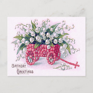 Maulbeerwagen Maiglöckchen Postkarte