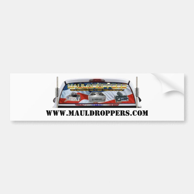 Mauldroppers Autoaufkleber (Vorne)