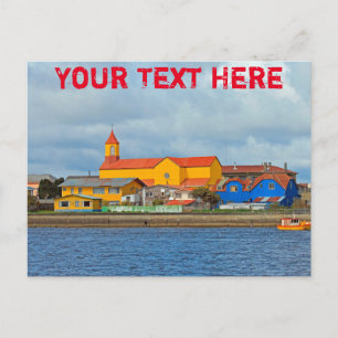 Maullin, Chile, anpassbare Postkarte