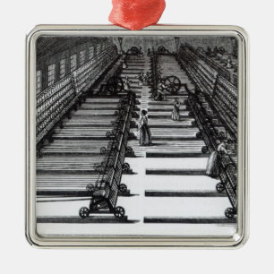 Maultier-Spinnen Silbernes Ornament