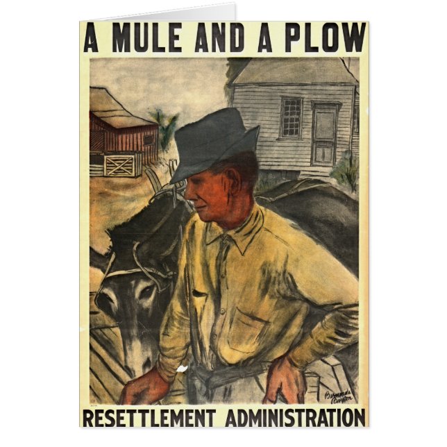 Maultier und Pflug 1935 (Vorne)