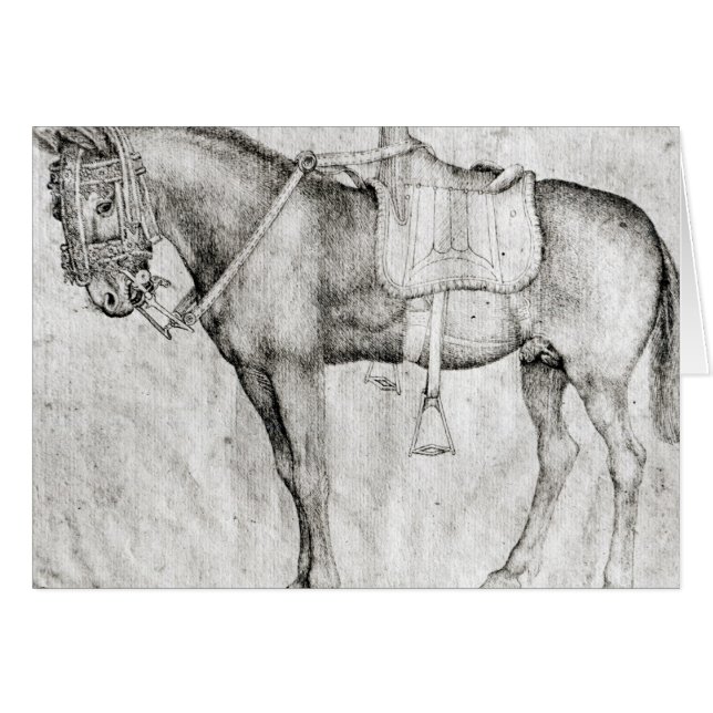 Maultier, vom Vallardi Album (Vorderseite (Horizontal))