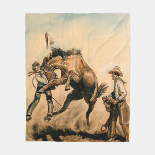 „Maultier“ Western Art von Will James Fleecedecke