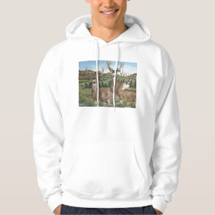 Maultierhirsch-Tier-Kunst Hoodie