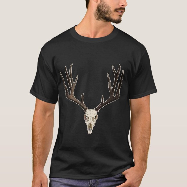 Maultierhirschbock-Schädel 2025  T-Shirt (Vorderseite)
