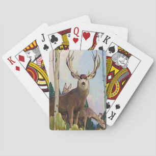 „Maultierhirschbock und -kuh“ von W Herbert Dunton Spielkarten
