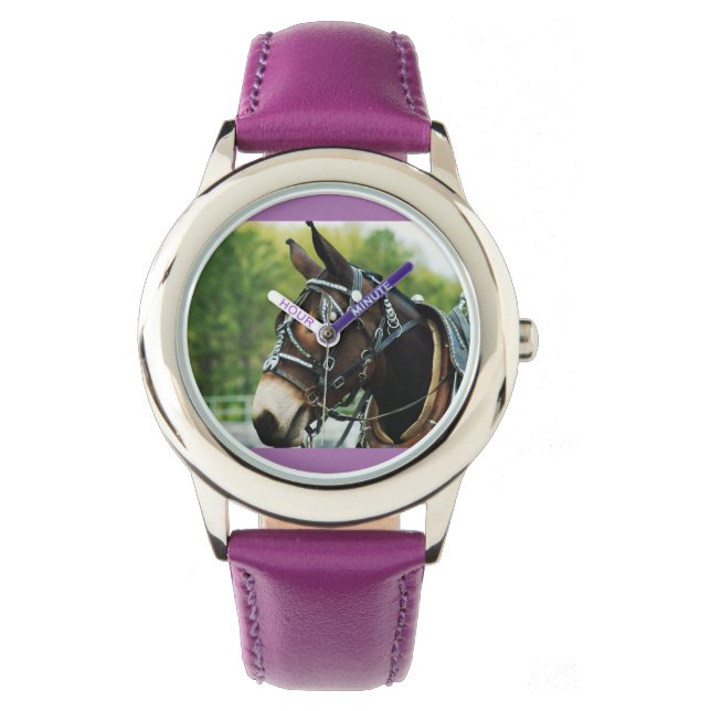 Maultiertage Armbanduhr (Vorderseite)