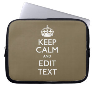 Maulwurf Coffee Keep Calm And Ihren Text Leicht Laptopschutzhülle