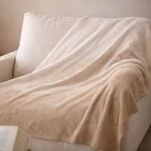 Maulwurf Elfenbein Horizont Fleece-Decke