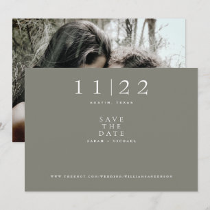 Maulwurf Foto Moderne Hochzeit Termin merken Save The Date
