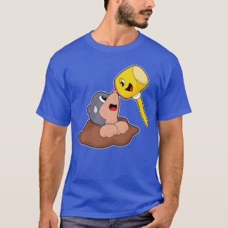 Maulwurf Hammer Süße Tiere Freunde T-Shirt