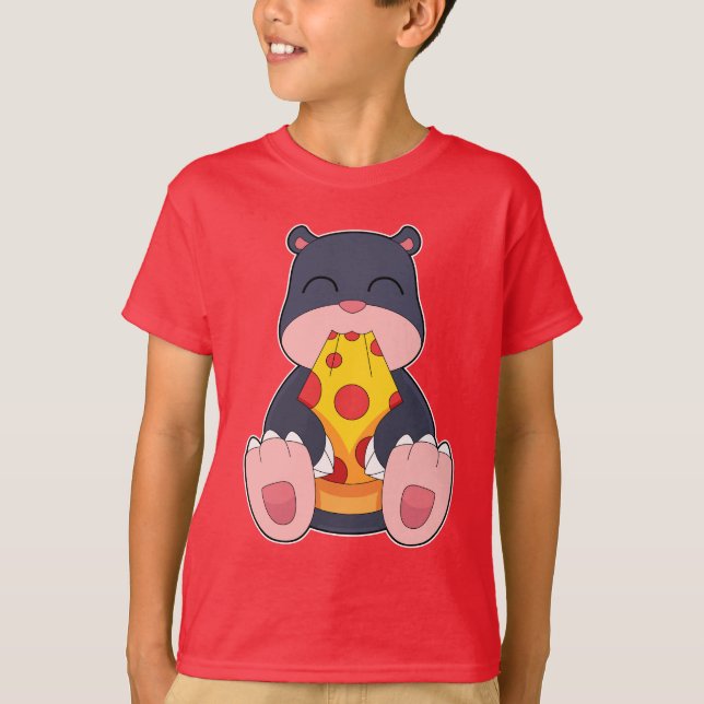 Maulwurf Pizza T-Shirt (Vorderseite)