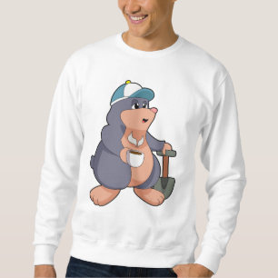 Maulwurf Schaufel Sweatshirt