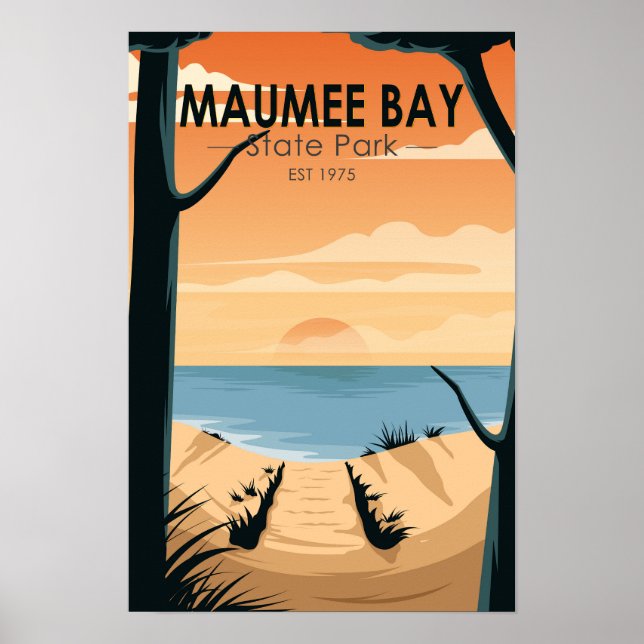 Maumee Bay Staat Park Ohio Vintag Poster (Vorne)