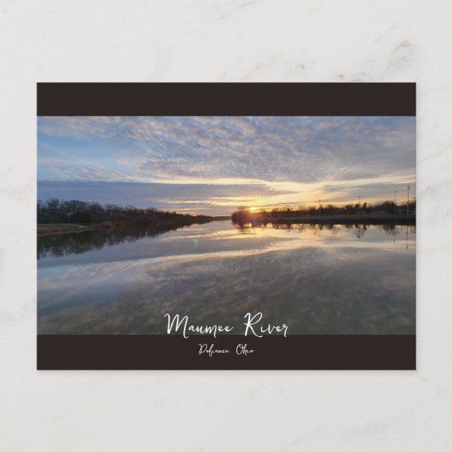 Maumee Postkarte (Vorderseite)