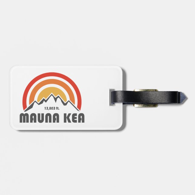 Mauna Kea Gepäckanhänger (Rückseite horizontal)