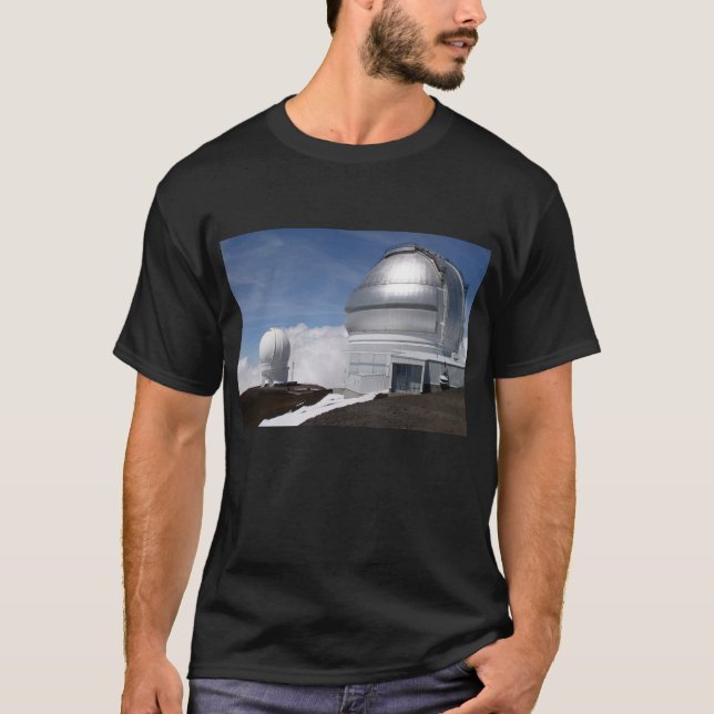 Mauna Kea Observatorien, Zwillings-Teleskop T-Shirt (Vorderseite)