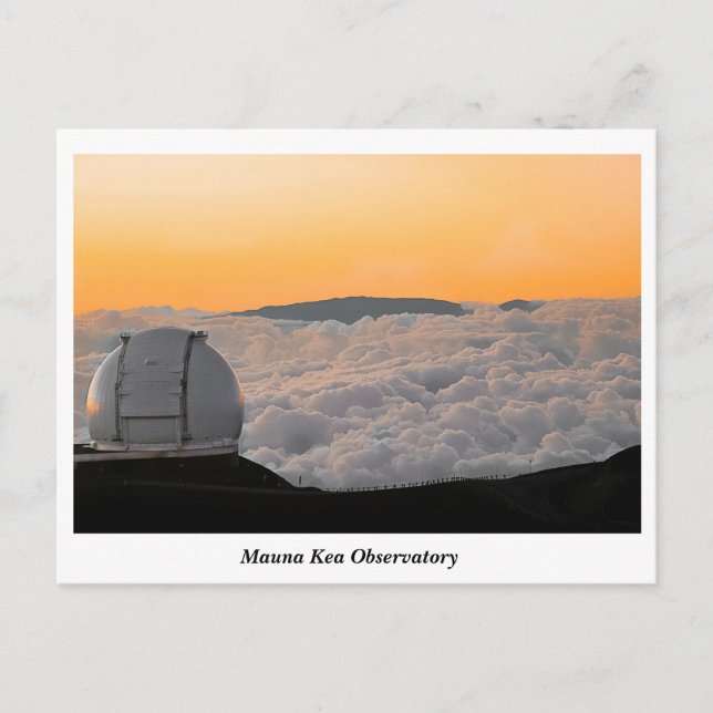 Mauna Kea Observatory Postcard Postkarte (Vorderseite)