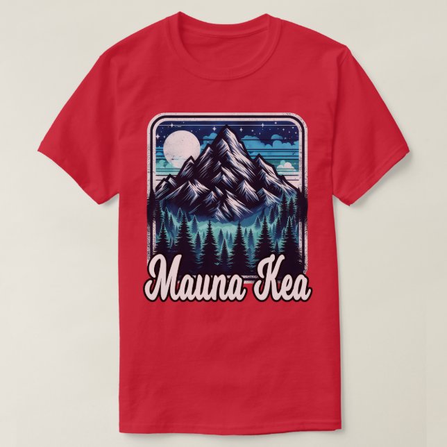 Mauna Kea Wandern Lover TShirt (Design vorne)