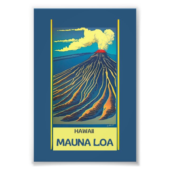 Mauna loa Hawaii Fotodruck (Vorne)