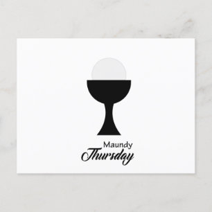 Maundy Donnerstag Feiertag Postkarte