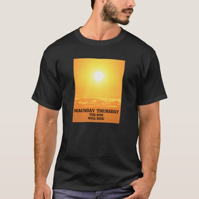 Maundy Donnerstag, letzter Abendessen T-Shirt (Vorderseite)