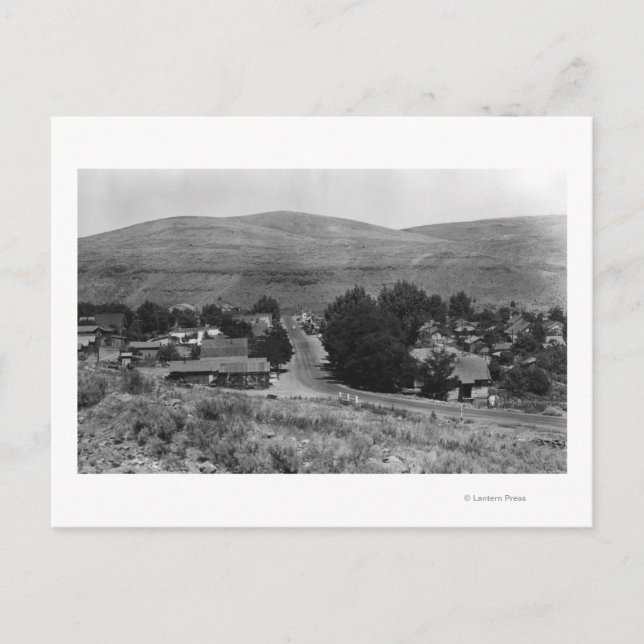 Maupin, Oregon Town View Business Section Postkarte (Vorderseite)