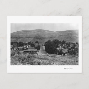 Maupin, Oregon Town View Business Section Postkarte