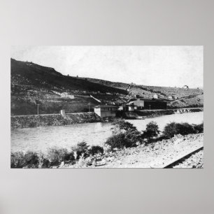 Maupin, Oregon und Deschutes River View Poster