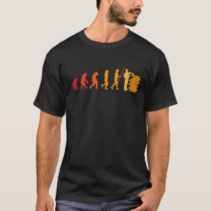 Maurer-Evolution lustiges Wandbauer-Geschenk T-Shirt