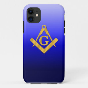 Maurer Freimaurer mit Steigungs-Blau Case-Mate iPhone Hülle