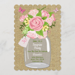 Maurer-Glas-Save the Date Einladung