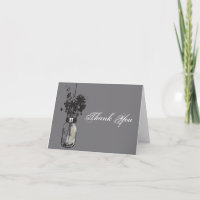 Maurer-Glas u. Wildblumen-Anmerkungs-Karte