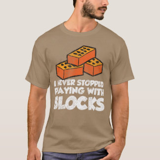 Maurer Ziegelstein Maurer Maurer Mauerwerk Lustige T-Shirt