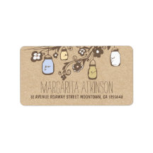 Maurerkirschen kraft rustikale Hochzeitsplatten