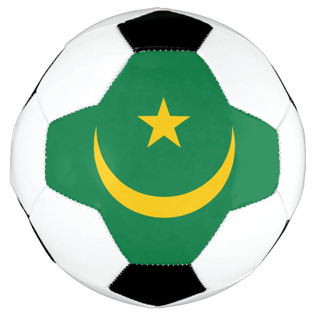 Mauretanien Alte Flagge Fußball (Vorderseite)