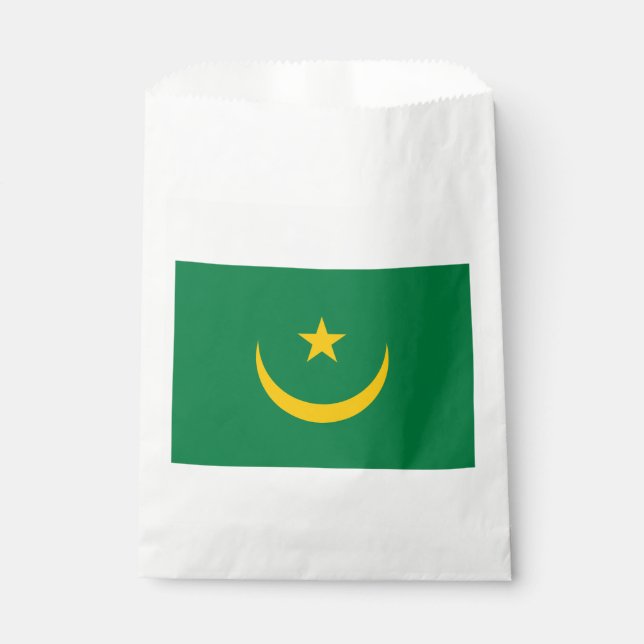 Mauretanien Alte Flagge Geschenktütchen (Vorderseite)