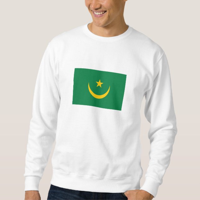 Mauretanien Alte Flagge Sweatshirt (Vorderseite)