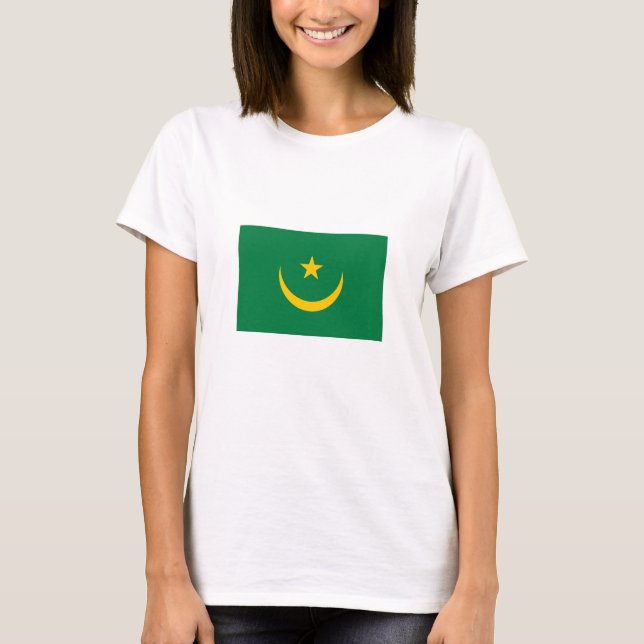 Mauretanien Alte Flagge T-Shirt (Vorderseite)