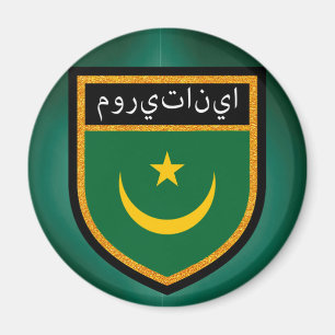 Mauretanien-Flagge Magnet