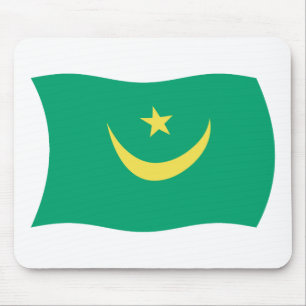 Mauretanien Flagge Mauspad