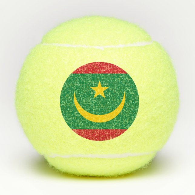 Mauretanien Tennisbälle (Vorderseite)