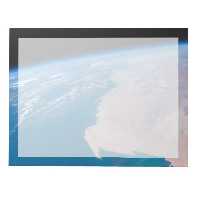 Mauretanien und Western Sahara vor der Küste Afrik Notizblock (Vorderseite)