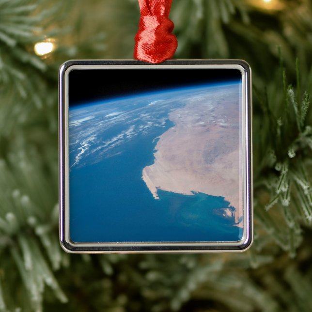 Mauretanien und Western Sahara vor der Küste Afrik Ornament Aus Metall (Baum)