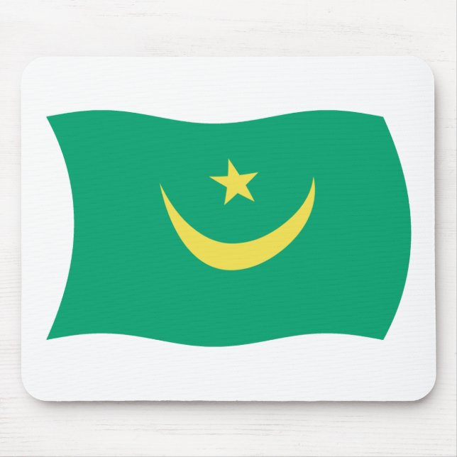 Mauretanienflagge Mousepad (Vorne)