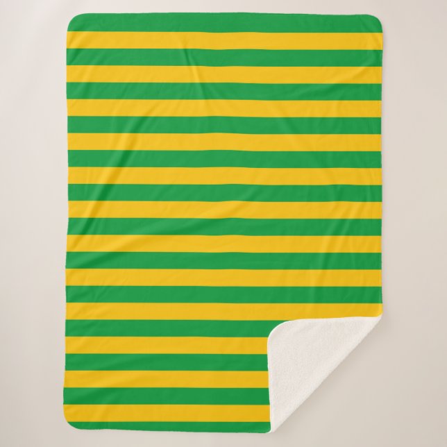 Mauretanienflagge Streifen Ländersymbol grün Sherpadecke (Vorderseite)