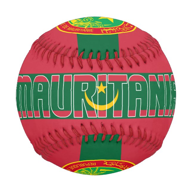 Mauretanienflagge und -mantel baseball (Vorderseite)